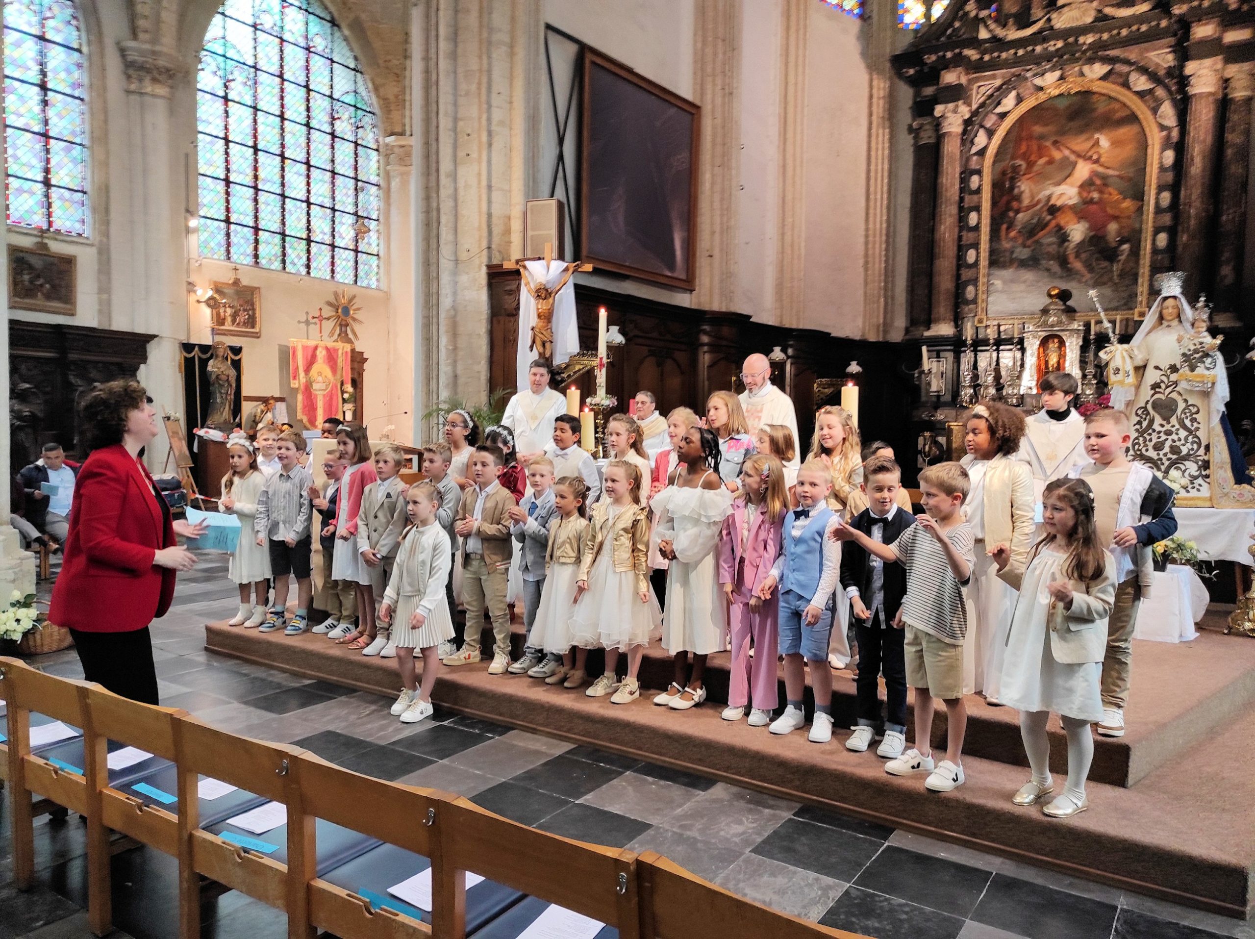 Eerste communie Sint-Germanus parochie