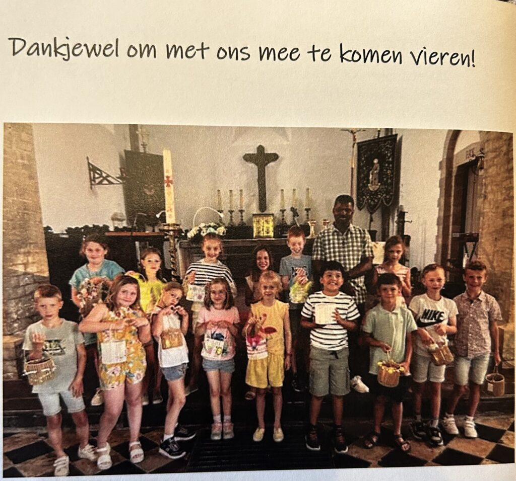 Eerste communie in Kumtich/Vissenaken