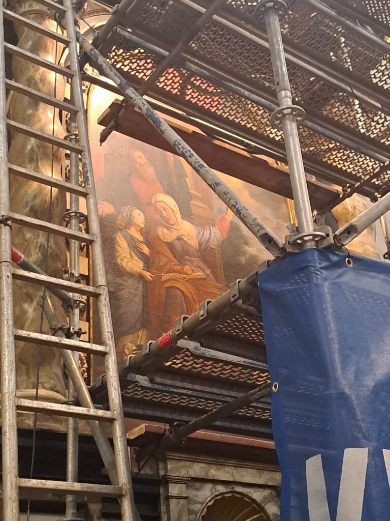 Restauratie van een meesterwerk in Sint-Germanuskerk door Inge Noppe.