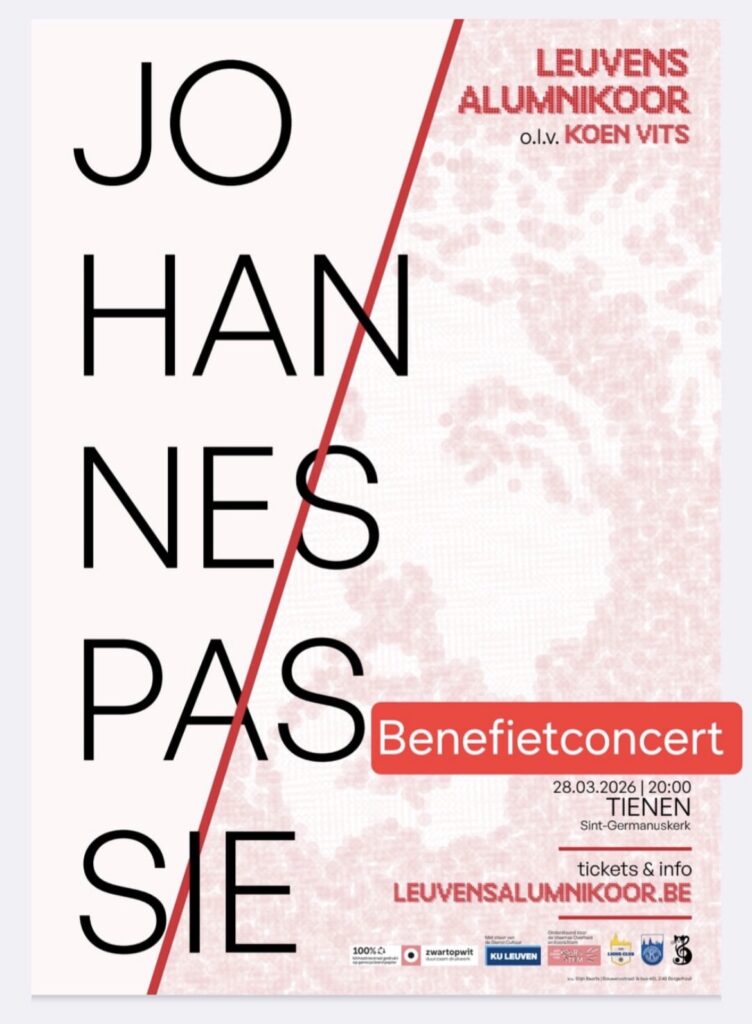 benefietconcert : “Johannespassie” van Johan Sebastian Bach.