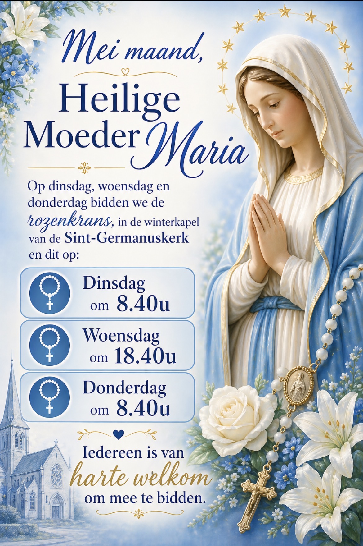 Mei maand Moeder Maria maand