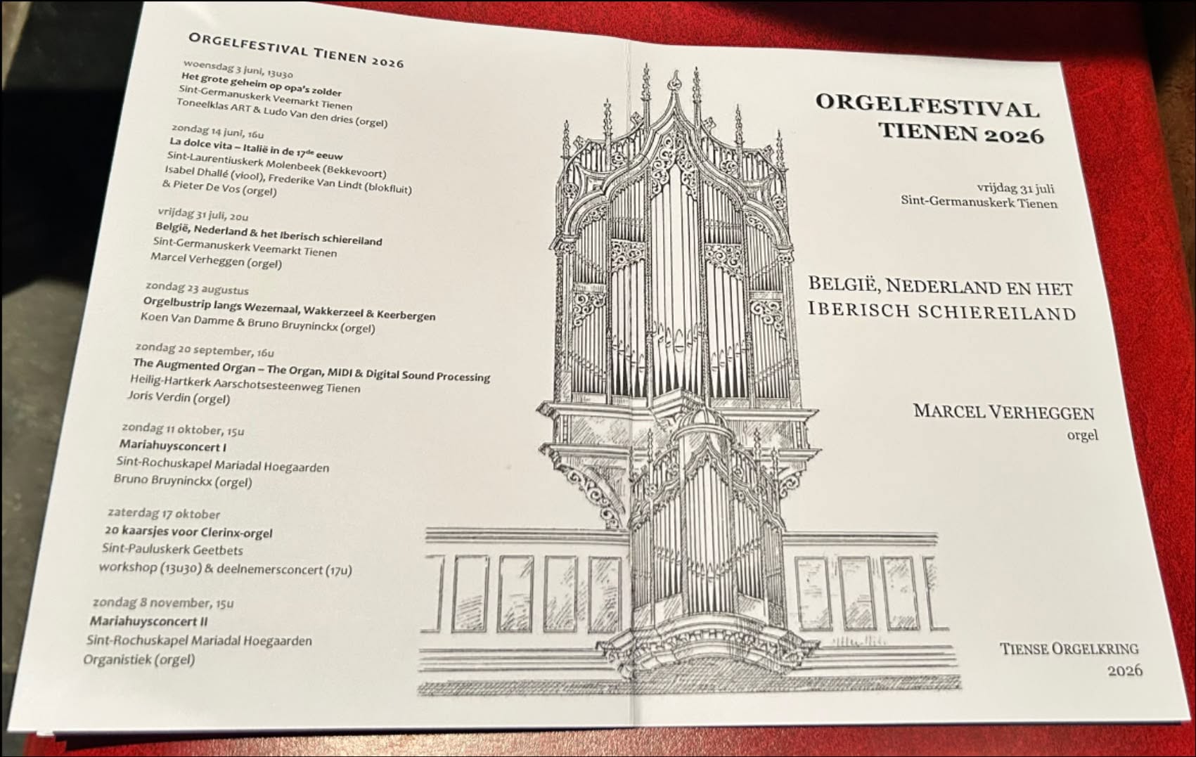 Marcel Verheggen betovert publiek met orgelconcert in Sint-Germanuskerk