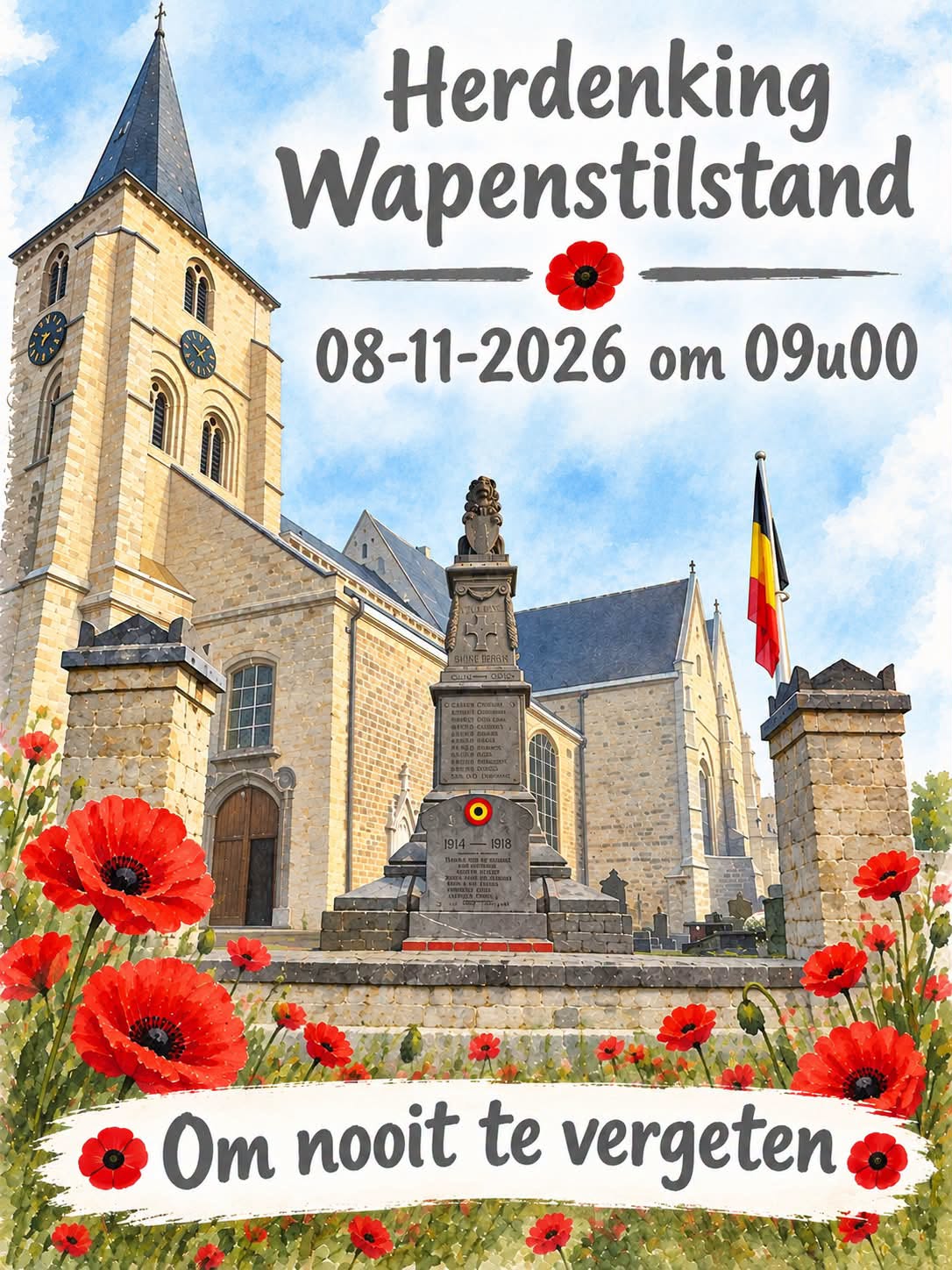 Herdenking Wapenstilstand en broodwijding